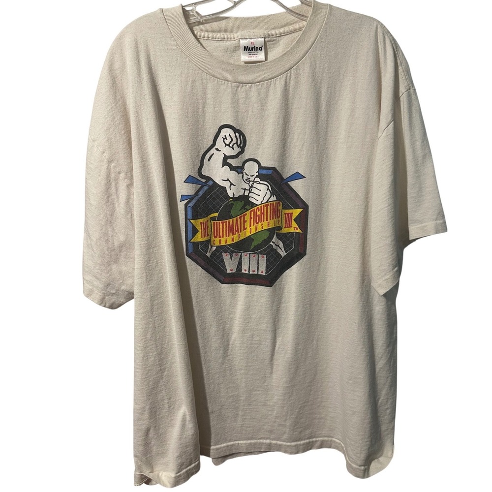 Vintage UFC 8 The Ultimate Fighting Championship Shirt Murina XL Single Stitch